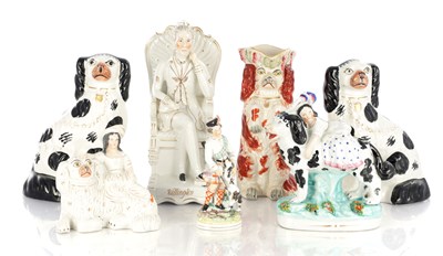 Lot 92 - A COLLECTION OF 19TH CENTURY STAFFORDSHIRE WARE