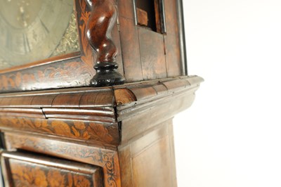 Lot 1579 - THOMAS HORLOCK, HAMMERSMITH. A FINE WILLIAM AND MARY EIGHT-DAY MARQUETRY 12” BRASS DIAL LONGCASE CLOCK