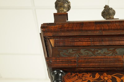 Lot 1579 - THOMAS HORLOCK, HAMMERSMITH. A FINE WILLIAM AND MARY EIGHT-DAY MARQUETRY 12” BRASS DIAL LONGCASE CLOCK