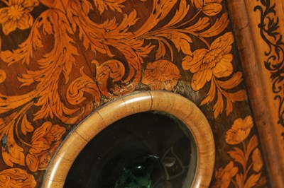Lot 1579 - THOMAS HORLOCK, HAMMERSMITH. A FINE WILLIAM AND MARY EIGHT-DAY MARQUETRY 12” BRASS DIAL LONGCASE CLOCK