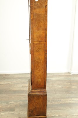 Lot 1579 - THOMAS HORLOCK, HAMMERSMITH. A FINE WILLIAM AND MARY EIGHT-DAY MARQUETRY 12” BRASS DIAL LONGCASE CLOCK
