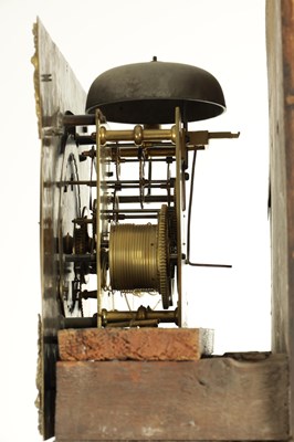 Lot 1579 - THOMAS HORLOCK, HAMMERSMITH. A FINE WILLIAM AND MARY EIGHT-DAY MARQUETRY 12” BRASS DIAL LONGCASE CLOCK