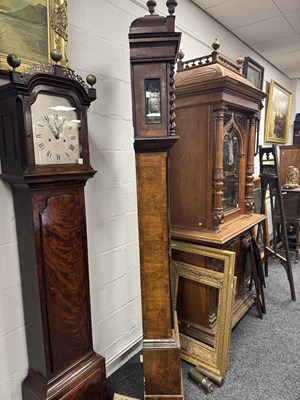 Lot 1579 - THOMAS HORLOCK, HAMMERSMITH. A FINE WILLIAM AND MARY EIGHT-DAY MARQUETRY 12” BRASS DIAL LONGCASE CLOCK