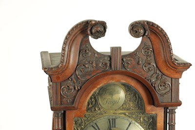 Lot 1356 - AN EARLY 20TH CENTURY MINIATURE CHIPPENDALE STYLE LONGCASE CLOCK