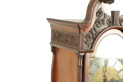 Lot 1356 - AN EARLY 20TH CENTURY MINIATURE CHIPPENDALE STYLE LONGCASE CLOCK