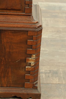 Lot 1356 - AN EARLY 20TH CENTURY MINIATURE CHIPPENDALE STYLE LONGCASE CLOCK