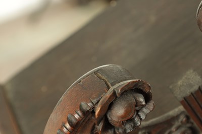 Lot 1356 - AN EARLY 20TH CENTURY MINIATURE CHIPPENDALE STYLE LONGCASE CLOCK