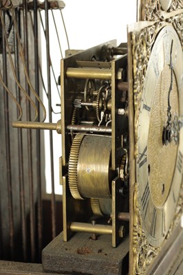 Lot 1356 - AN EARLY 20TH CENTURY MINIATURE CHIPPENDALE STYLE LONGCASE CLOCK