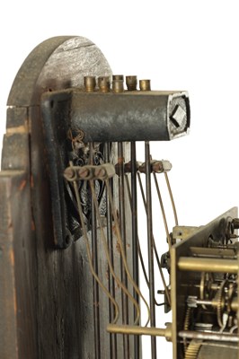 Lot 1356 - AN EARLY 20TH CENTURY MINIATURE CHIPPENDALE STYLE LONGCASE CLOCK