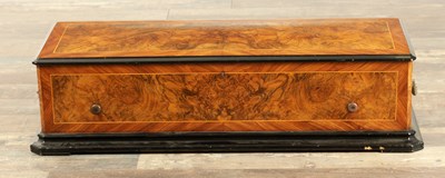 Lot 1018 - A LARGE 19TH CENTURY NICOLE FRERES MECHANICAL CYLINDER MUSIC BOX