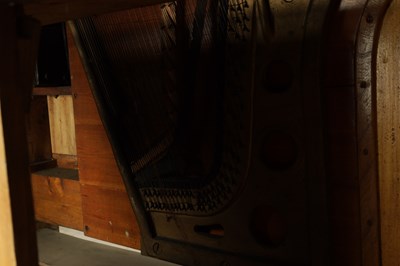 Lot 1021 - A LARGE LATE 19TH CENTURY UPRIGHT COIN OPERATED BARREL PIANO