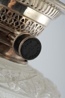 Lot 281 - A LATE 19TH CENTURY SILVER OIL LAMP