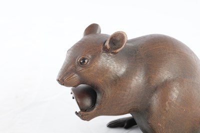 Lot TWO LIFESIZE JAPANESE MEIJI PERIOD PATINATED BRONZE SCULPTURES