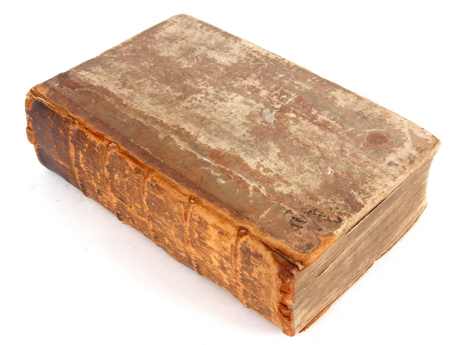 Lot 296 - AN EARLY GEORGE III LEATHER BOUND BOOK TITLED '...