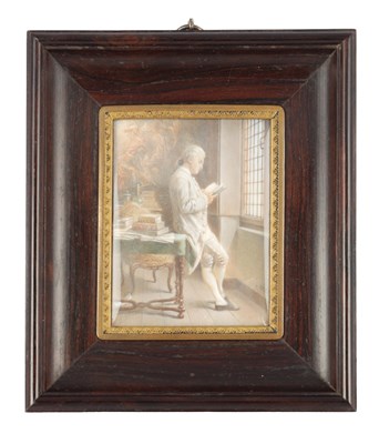 Lot 1099 - THE STUDIO OF JEAN LOUIS ERNEST MEISSONIER MINIATURE FULL-LENGTH PORTRAIT