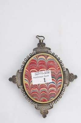 Lot A 19TH CENTURY KPM STYLE MINIATURE ON IVORY PORTRAIT