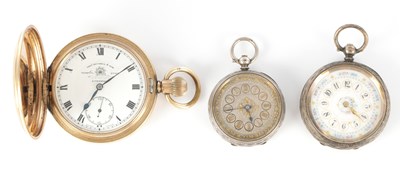 Lot 1268 - A COLLECTION OF THREE POCKET WATCHES