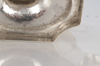 Lot 248 - A GOOD PAIR OF GEORGE III SILVER TWO HANDLED SAUCE BOATS
