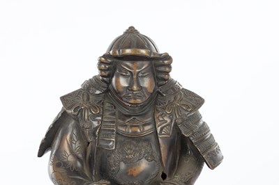 Lot 626 - A LARGE PAIR OF JAPANESE MEIJI PERIOD BRONZE FIGURES