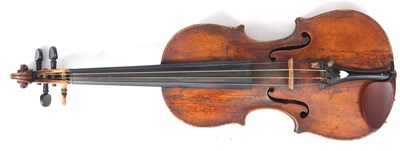 Lot 307 - AN ANTIQUE ITALIAN VIOLIN labelled ' Fabbrica...