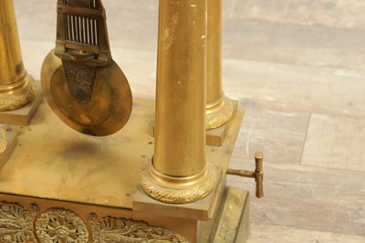 Lot 1433 - A LARGE EARLY 19TH CENTURY FRENCH MUSICAL ORMOLU PORTICO CLOCK