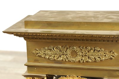 Lot 1433 - A LARGE EARLY 19TH CENTURY FRENCH MUSICAL ORMOLU PORTICO CLOCK