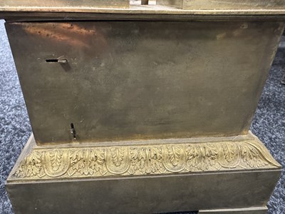 Lot 1433 - A LARGE EARLY 19TH CENTURY FRENCH MUSICAL ORMOLU PORTICO CLOCK