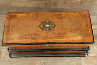 Lot 1048 - A LARGE 19TH CENTURY SWISS INTERCHANGEABLE MECHANICAL MUSIC BOX