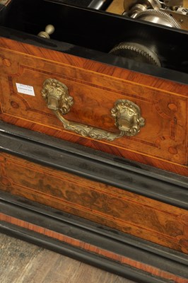 Lot 1048 - A LARGE 19TH CENTURY SWISS INTERCHANGEABLE MECHANICAL MUSIC BOX