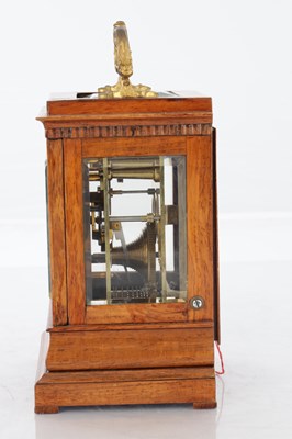 Lot 1328 - A FINE REGENCY ROSEWOOD ENGLISH FUSEE LIBRARY CLOCK