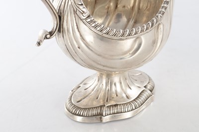 Lot 291 - A PAIR OF EARLY GEORGE III SILVER SAUCE BOATS