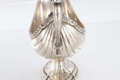 Lot 291 - A PAIR OF EARLY GEORGE III SILVER SAUCE BOATS