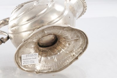 Lot 291 - A PAIR OF EARLY GEORGE III SILVER SAUCE BOATS