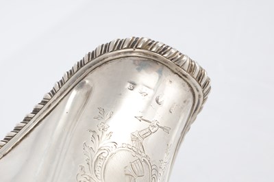 Lot 291 - A PAIR OF EARLY GEORGE III SILVER SAUCE BOATS