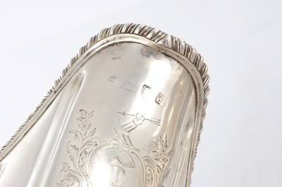 Lot 291 - A PAIR OF EARLY GEORGE III SILVER SAUCE BOATS