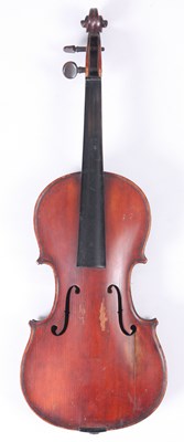 Lot 310 - AN ANTIQUE HALF SIZE VIOLIN length of back...