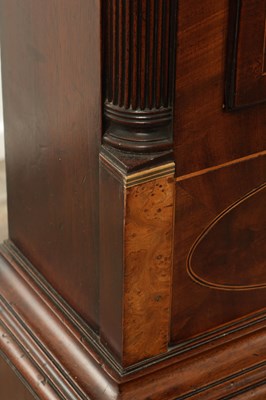 Lot 1429 - MCFIRTH, STIRLING. A SCOTTISH FIGURED MAHOGANY REGULATOR LONGCASE CLOCK