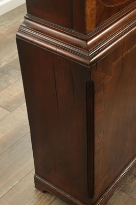Lot 1429 - MCFIRTH, STIRLING. A SCOTTISH FIGURED MAHOGANY REGULATOR LONGCASE CLOCK