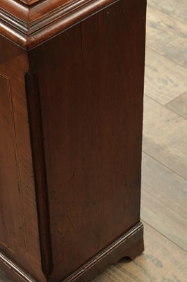 Lot 1429 - MCFIRTH, STIRLING. A SCOTTISH FIGURED MAHOGANY REGULATOR LONGCASE CLOCK