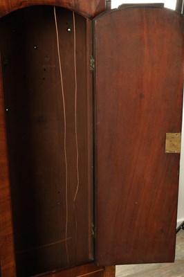 Lot 1429 - MCFIRTH, STIRLING. A SCOTTISH FIGURED MAHOGANY REGULATOR LONGCASE CLOCK
