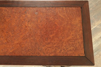 Lot 321 - A CHINESE HARDWOOD ALTER TABLE