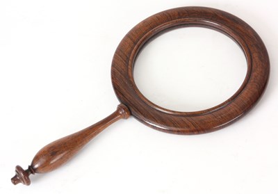 Lot 313 - A MID 19th CENTURY ROSEWOOD READING MAGNIFYING...