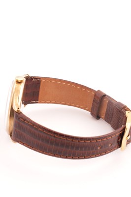Lot 1293 - A GENTLEMAN’S 1950’S 9CT GOLD “TROPICAL DIAL” OMEGA WRIST WATCH