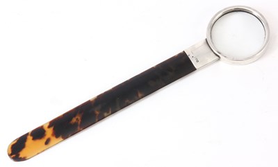 Lot 314 - AN EARLY 19th CENTURY SILVER AND TORTOISESHELL...