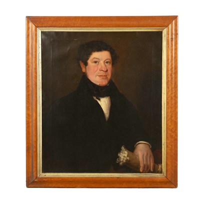 Lot 1248 - E. GREENWOOD. A 19TH CENTURY PORTRAIT OF ROBERT OGDEN AGED 45