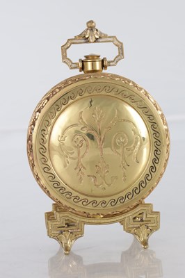 Lot 1388 - A LATE 19TH CENTURY DESK CLOCK AND BAROMETER SET