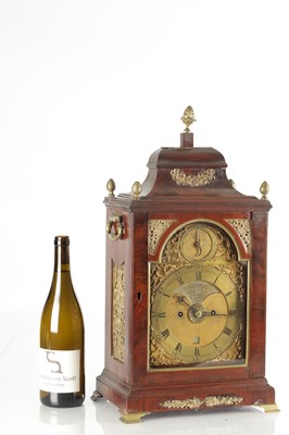 Lot 1403 - JOHN TAYLOR, LONDON. A GEORGE III EIGHT-DAY MAHOGANY VERGE BRACKET CLOCK