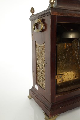 Lot 1403 - JOHN TAYLOR, LONDON. A GEORGE III EIGHT-DAY MAHOGANY VERGE BRACKET CLOCK