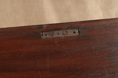 Lot 1594 - AN UNUSUAL LATE GEORGE III MAHOGANY DRESSING CHEST IN THE MANNER OF GILLOWS
