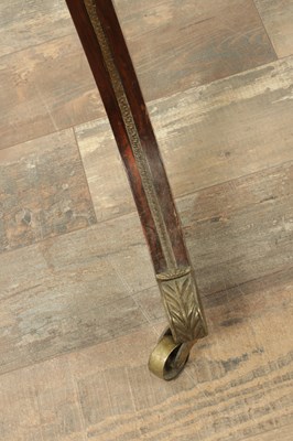 Lot 1682 - A GOOD REGENCY FIGURED ROSEWOOD GAMES TABLE